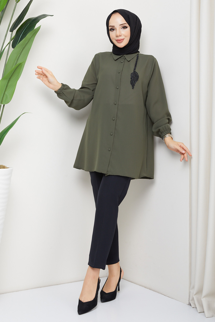 TUNIC - KHAKI TUNIC - KHAKI