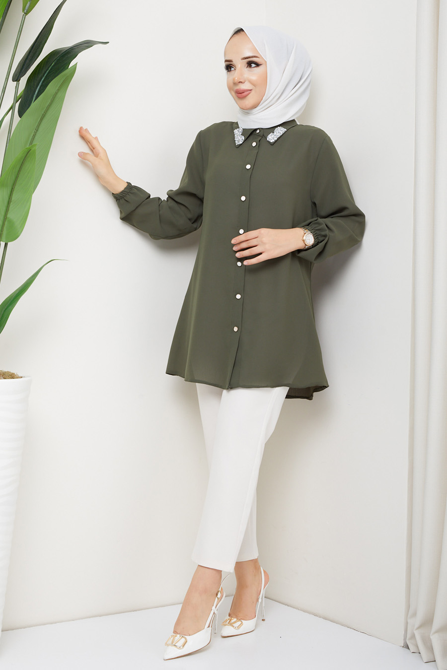 TUNIC - KHAKI TUNIC - KHAKI