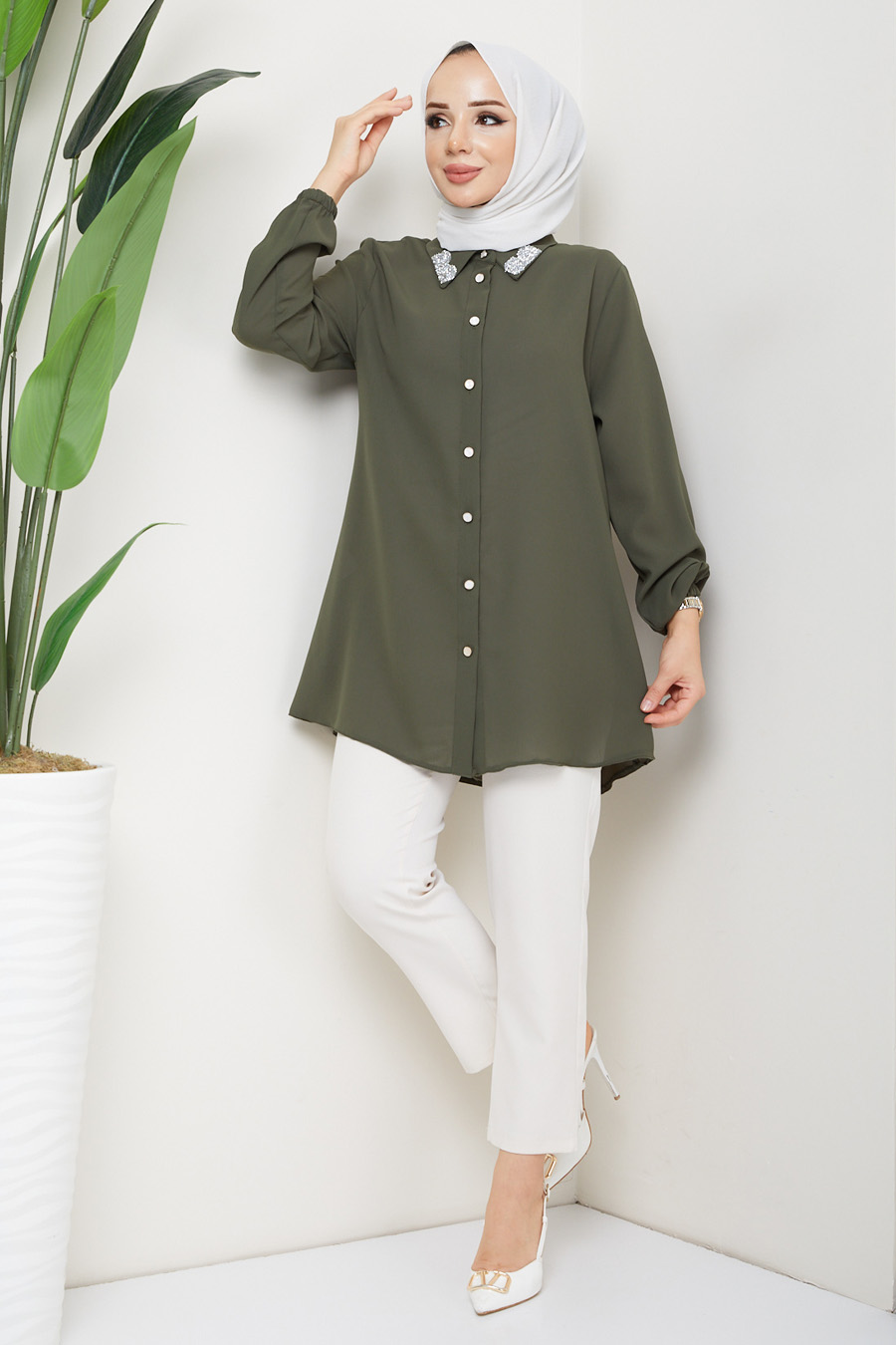 TUNIC - KHAKI TUNIC - KHAKI