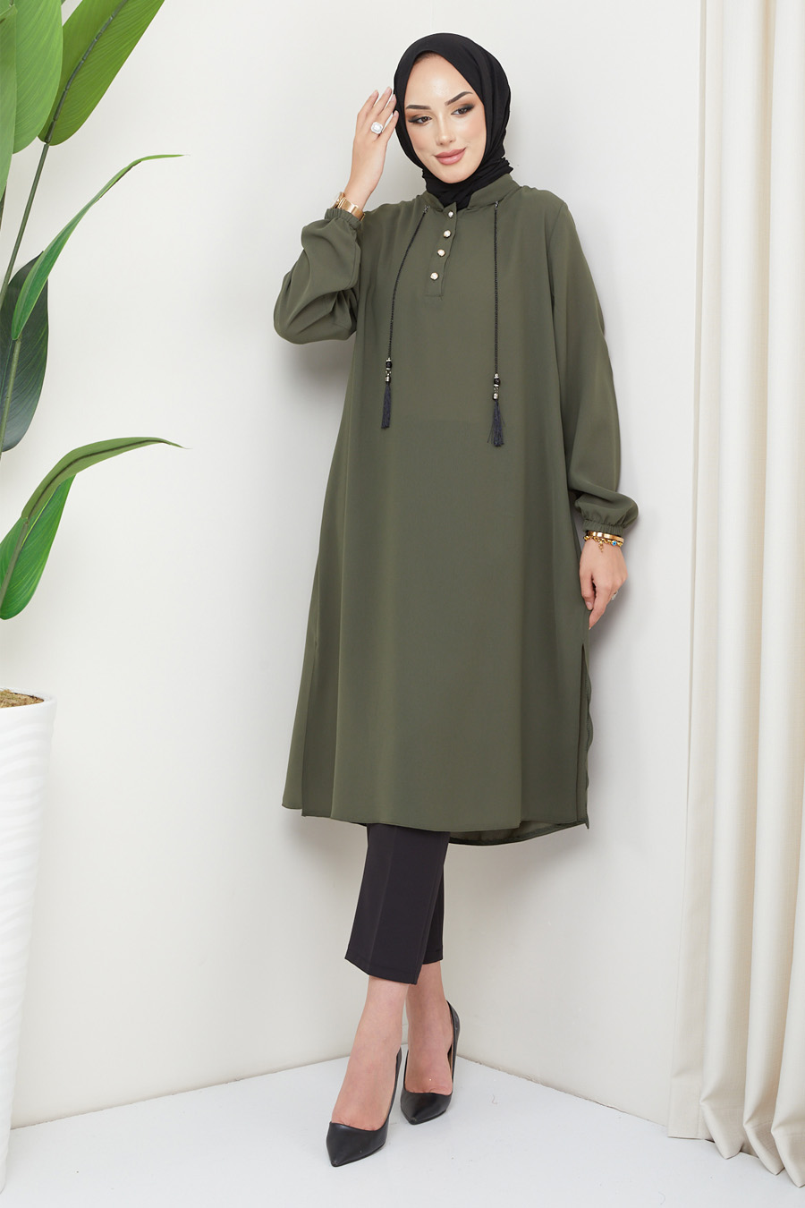 TUNIC - KHAKI TUNIC - KHAKI