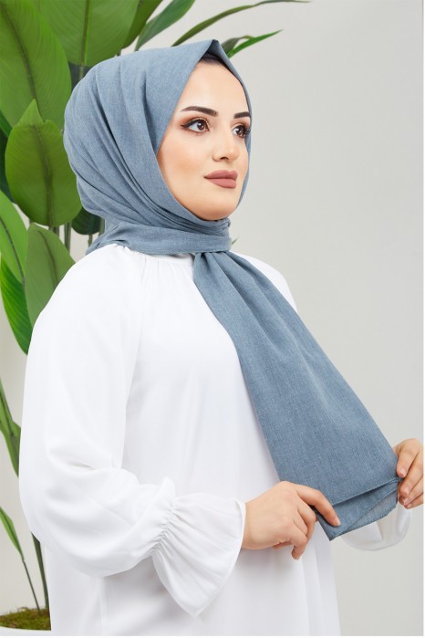 LIGHT BLUE  -  SHAWL