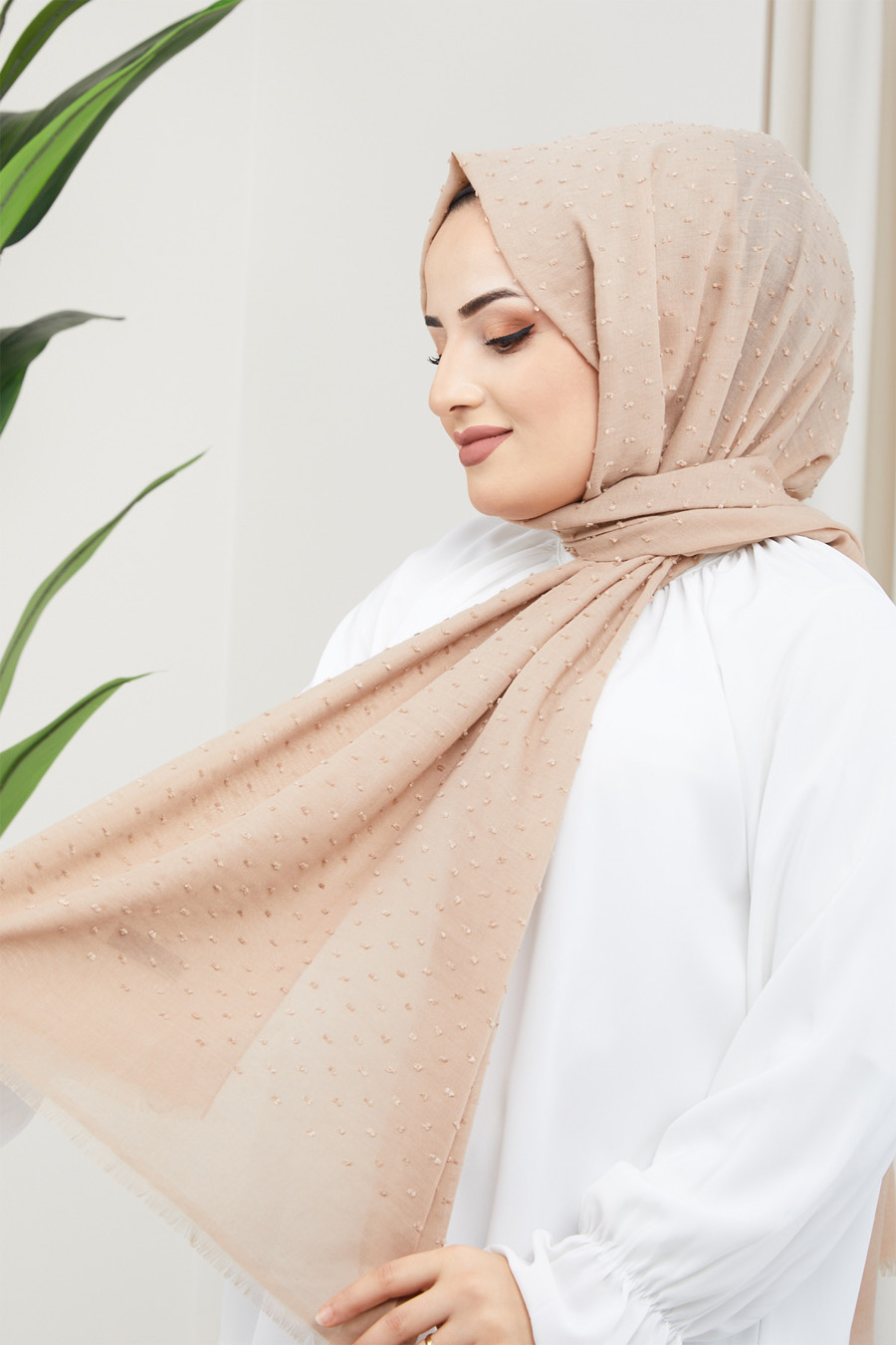 LIGHT CAMEL  -  SHAWL LIGHT CAMEL  -  SHAWL