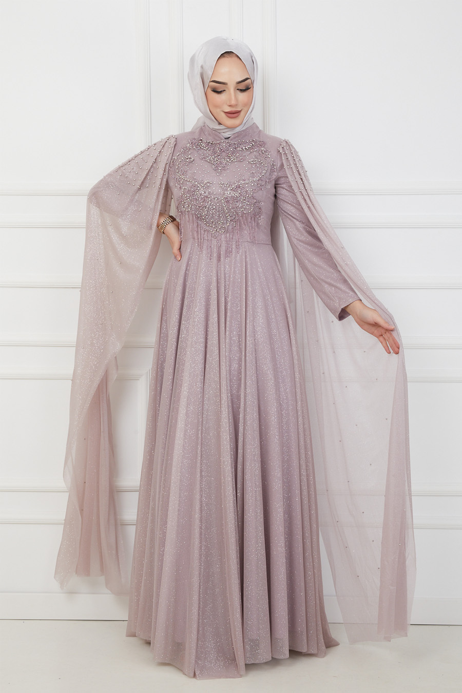 LILA EVENING DRESS  