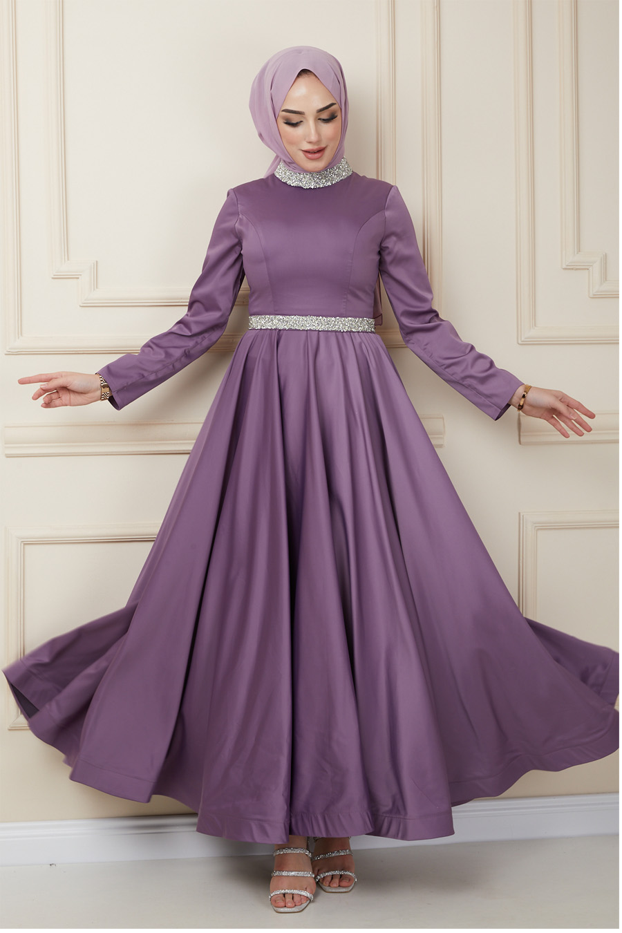 LILA EVENING DRESS  