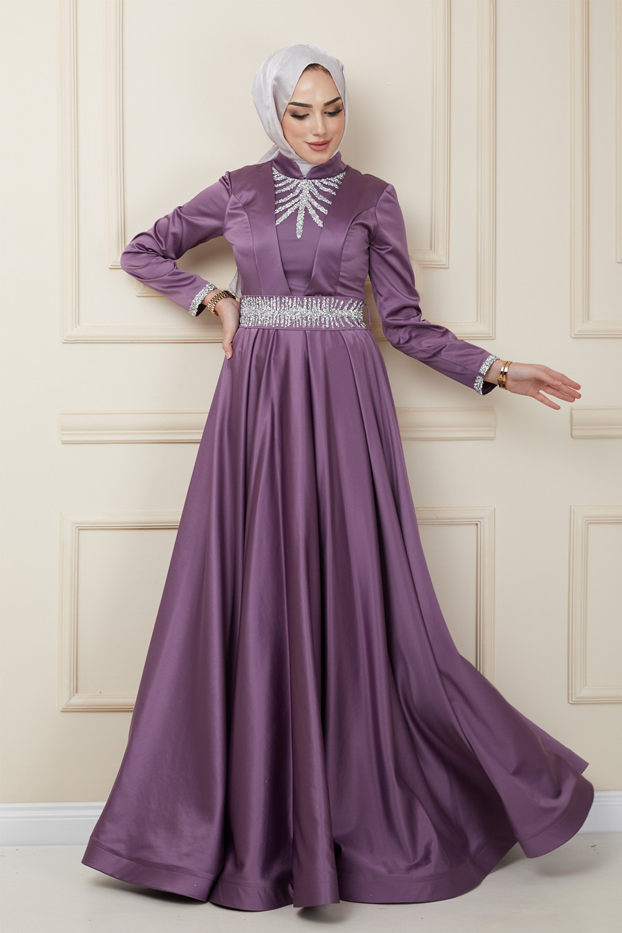 LILA  EVENING DRESS  