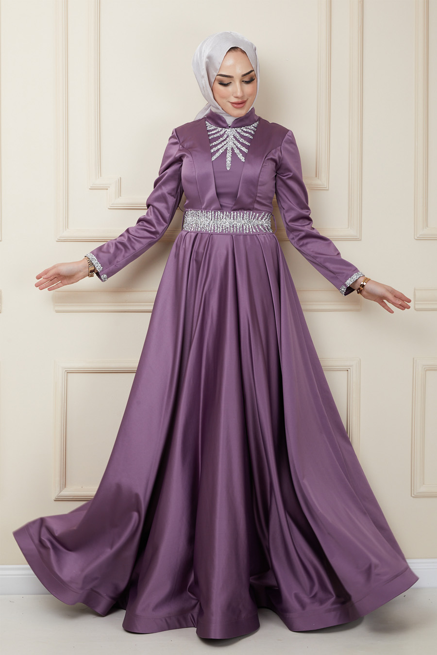 LILA  EVENING DRESS  