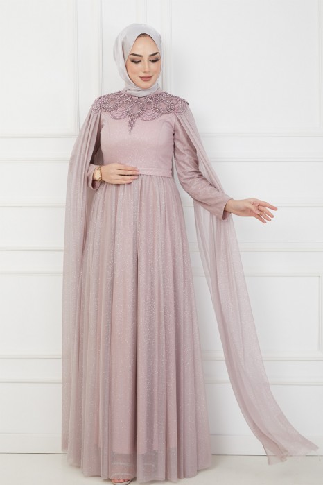 LILA EVENING DRESS  