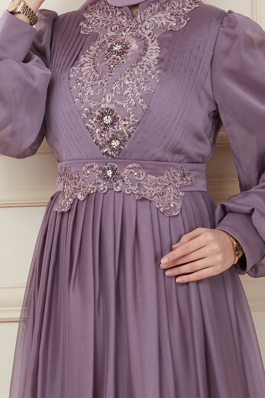 LILA EVENING DRESS  