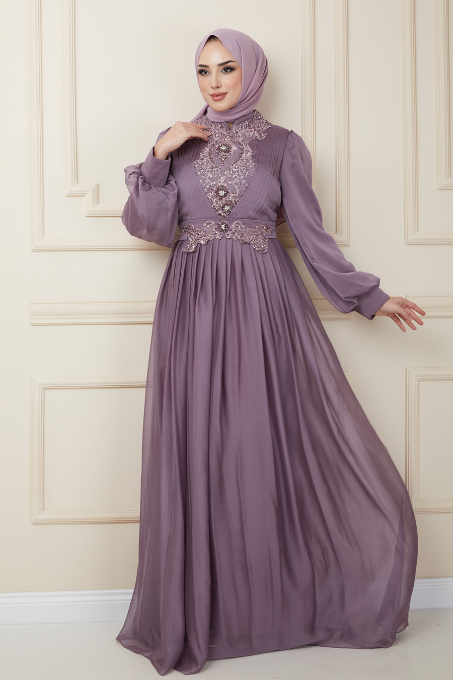 LILA EVENING DRESS  