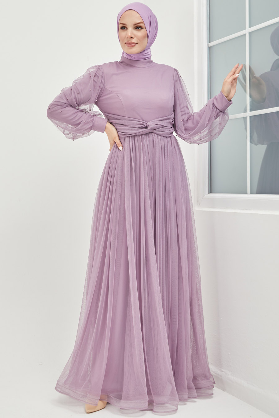 LILA EVENING DRESS  