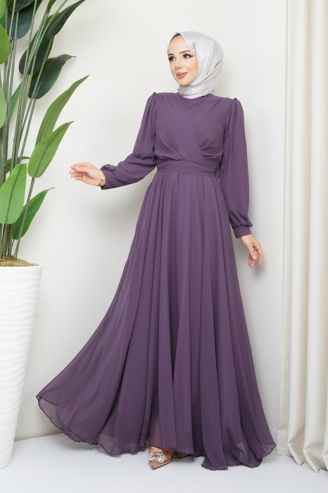 LILA EVENING DRESS  