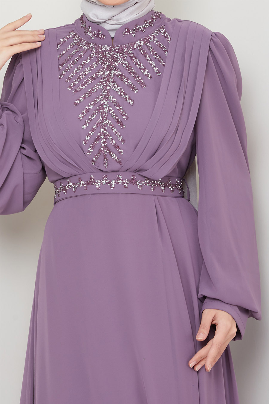 LILA EVENING DRESS  