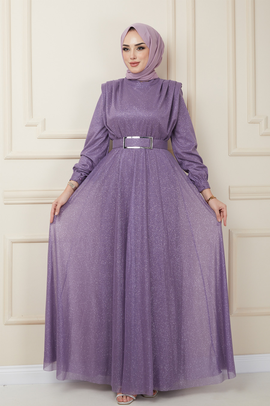 LILA EVENING DRESS  