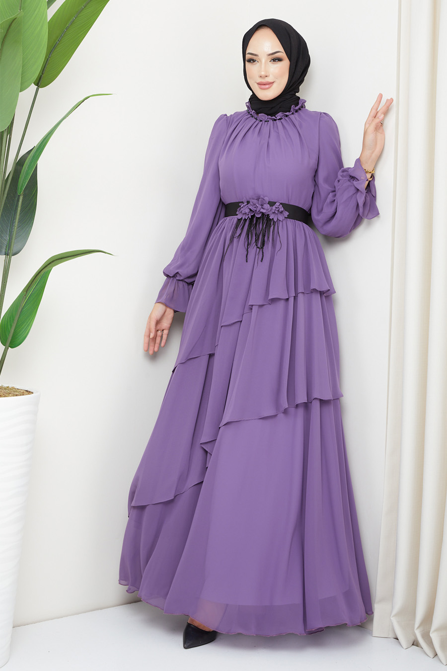 LILA EVENING DRESS  