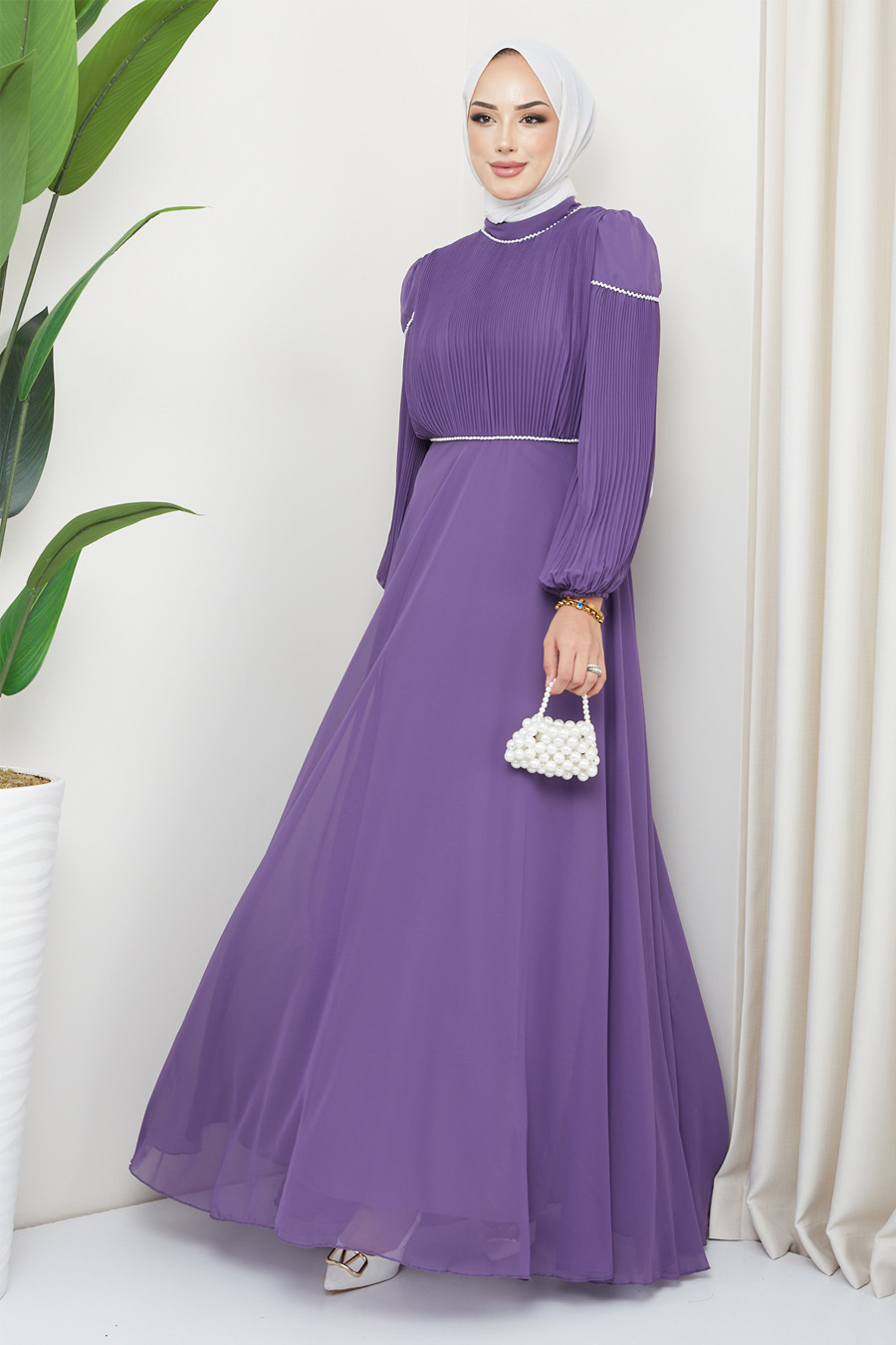 LILA EVENING DRESS  