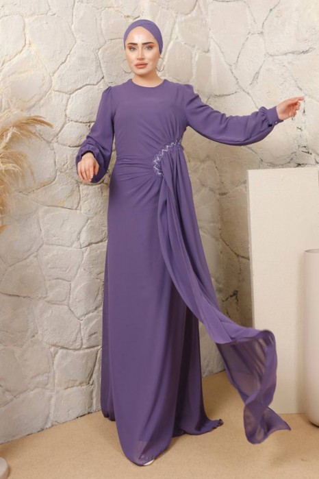 LILA  -  EVENING DRESS 