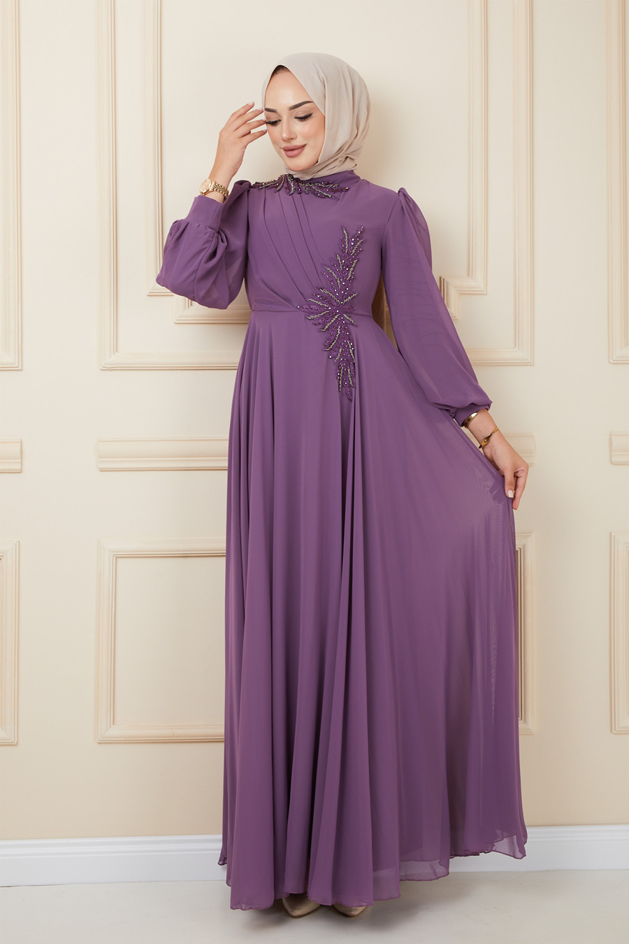 LILA EVENING DRESS   LILA EVENING DRESS