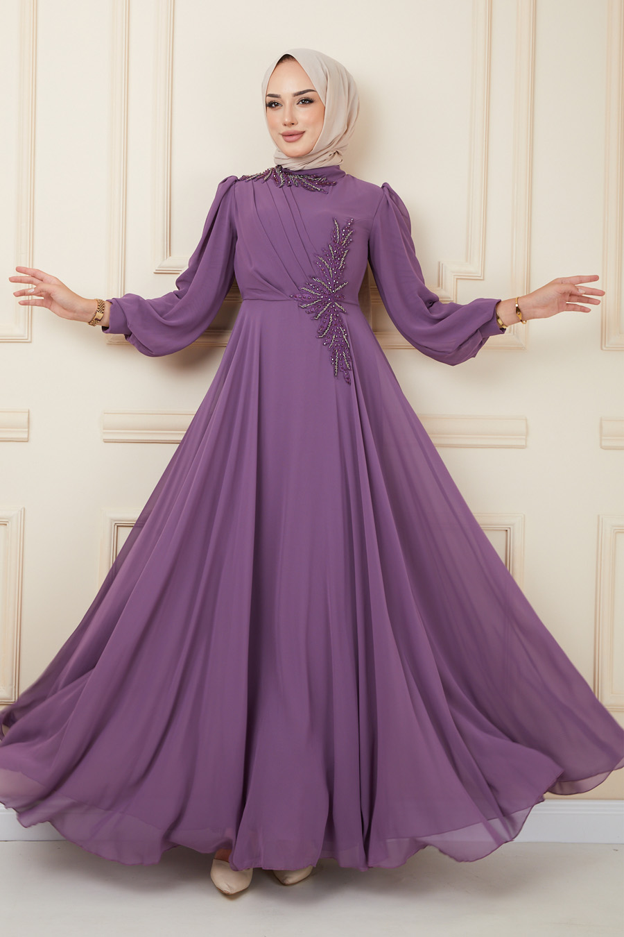 LILA EVENING DRESS   LILA EVENING DRESS