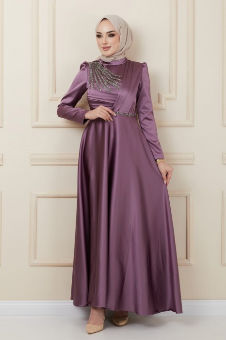 LILA EVENING DRESS  