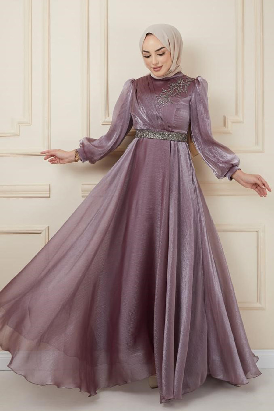 LILA EVENING DRESS  