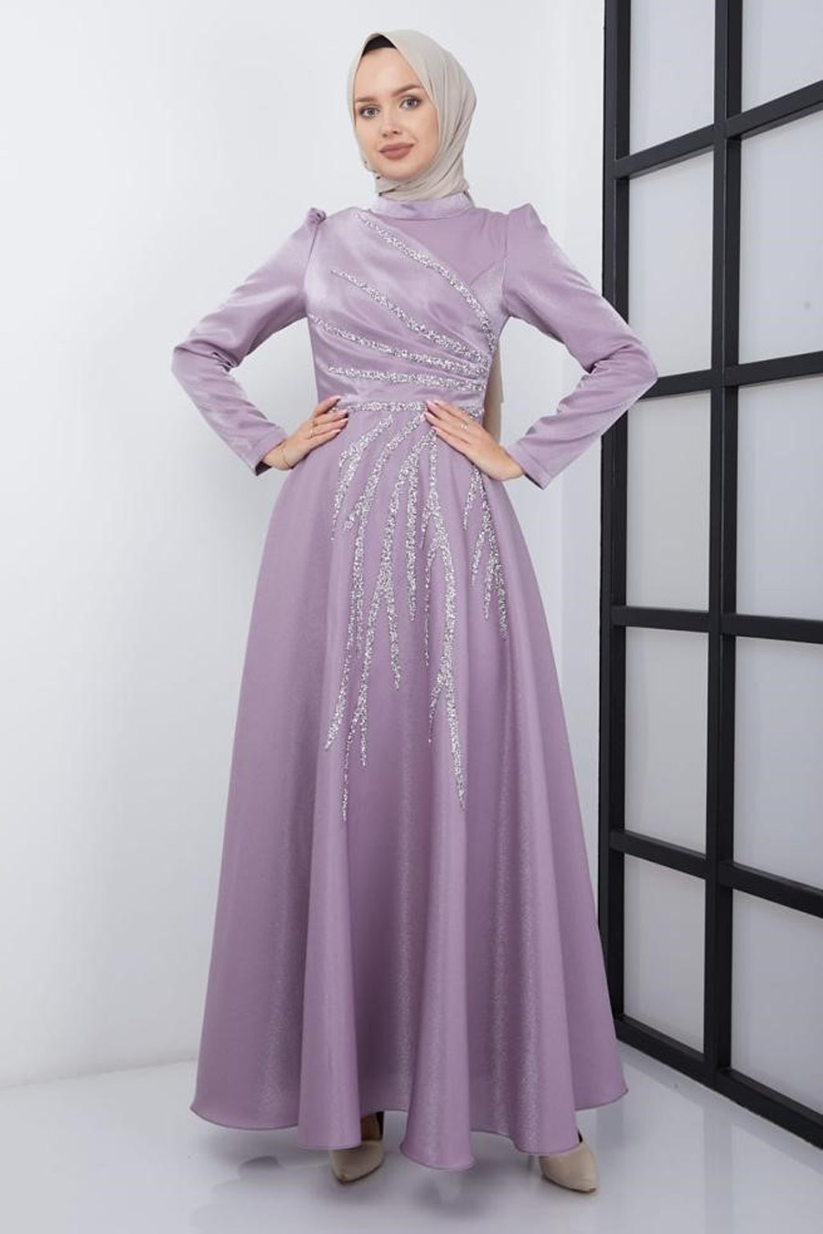 LILA EVENING DRESS  