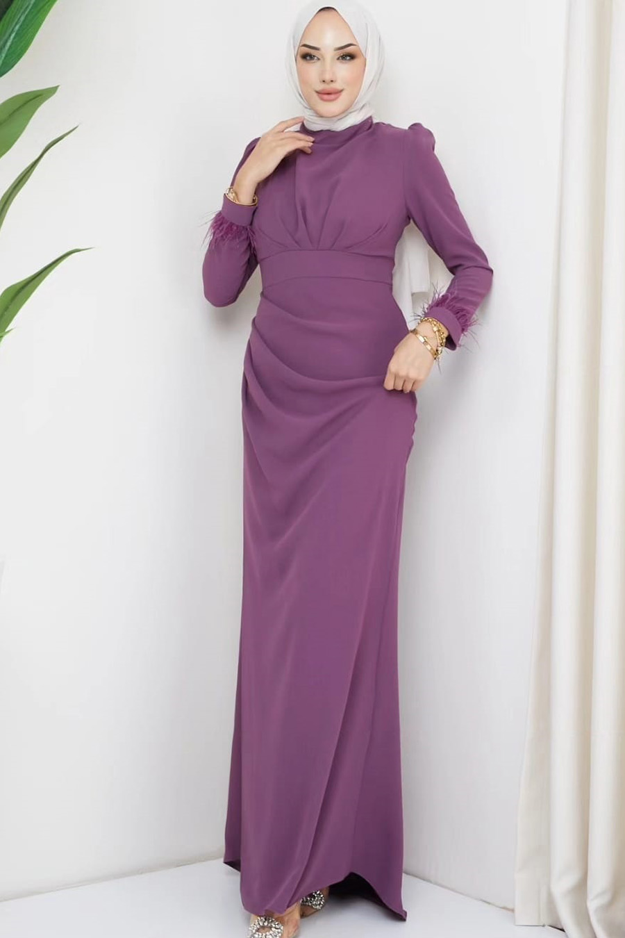 LILA  EVENING DRESS  