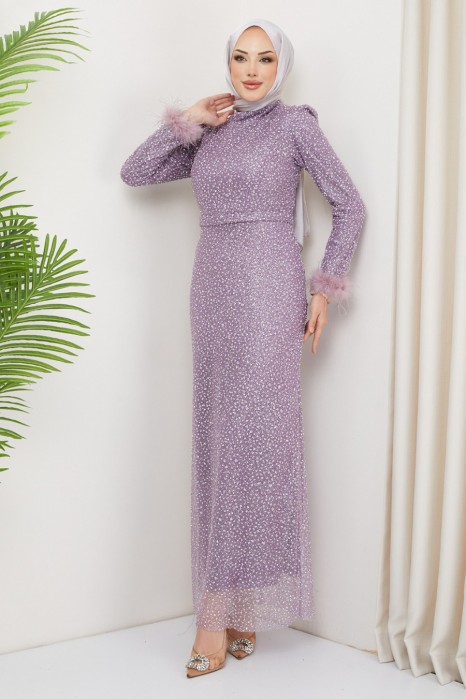 LILA  EVENING DRESS  