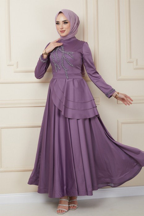 LILA EVENING DRESS  