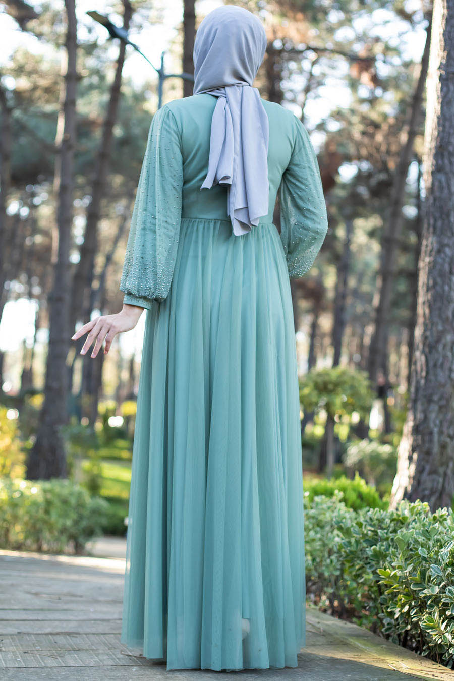 MINT EVENING DRESS  