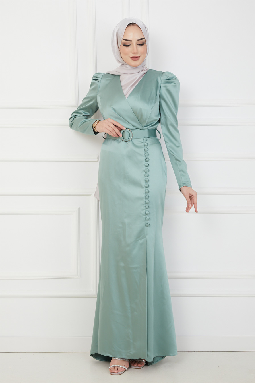 MINT EVENING DRESS  