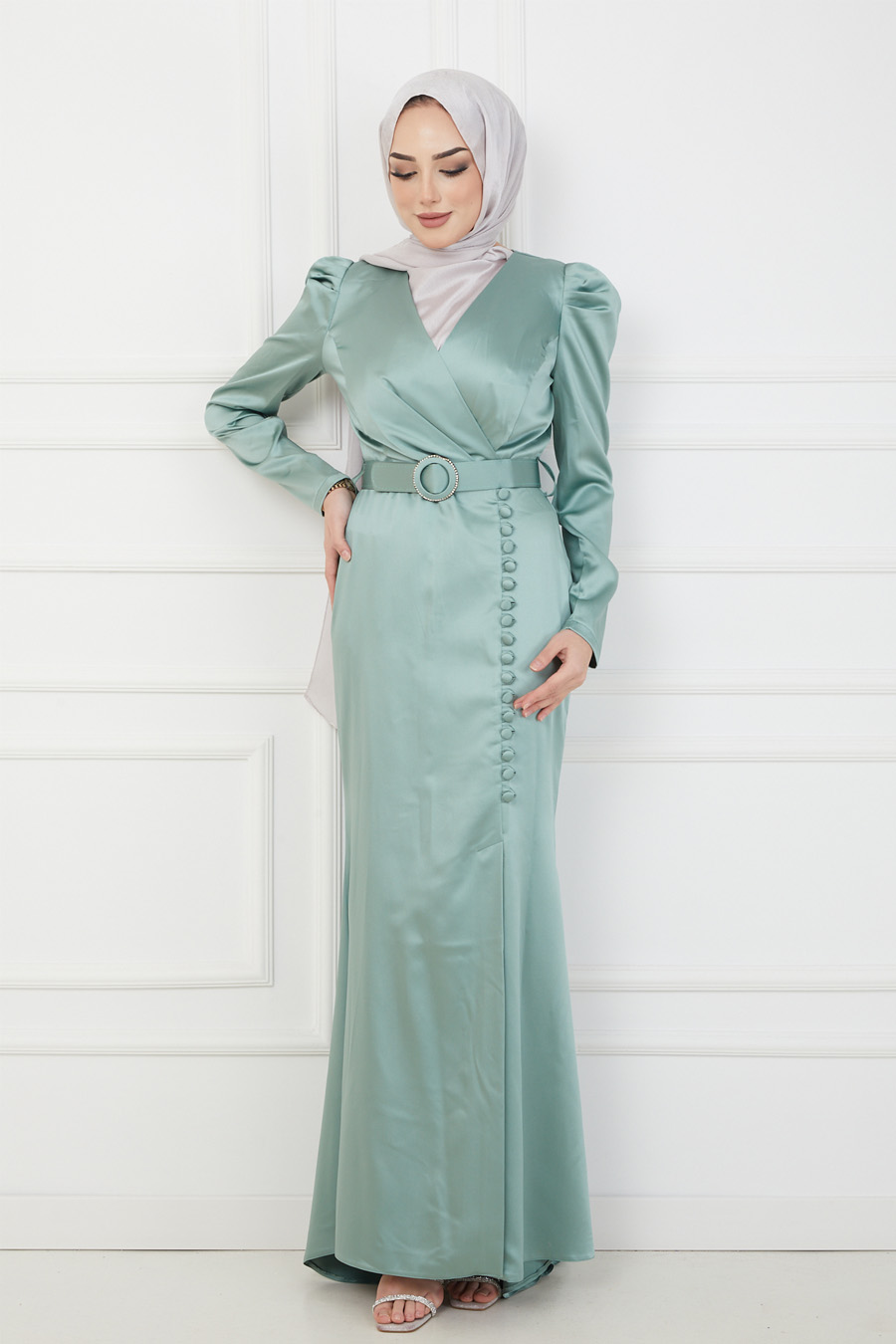 MINT EVENING DRESS  
