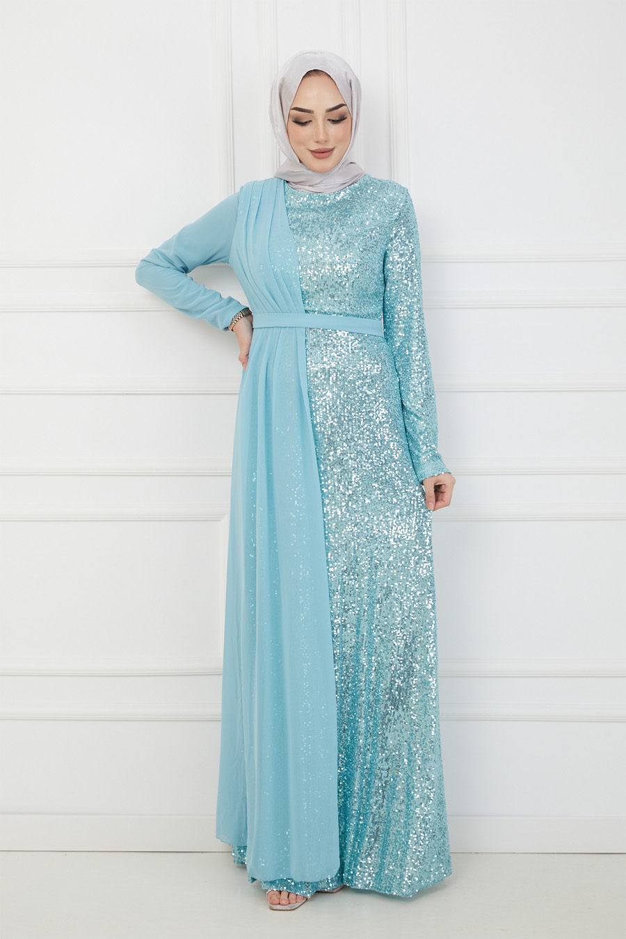 MINT EVENING DRESS   MINT EVENING DRESS