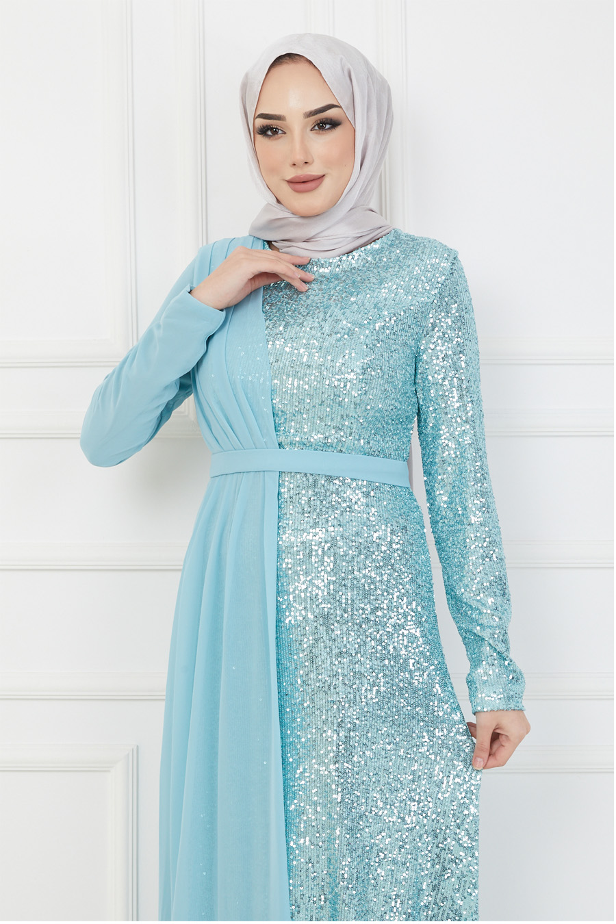 MINT EVENING DRESS   MINT EVENING DRESS