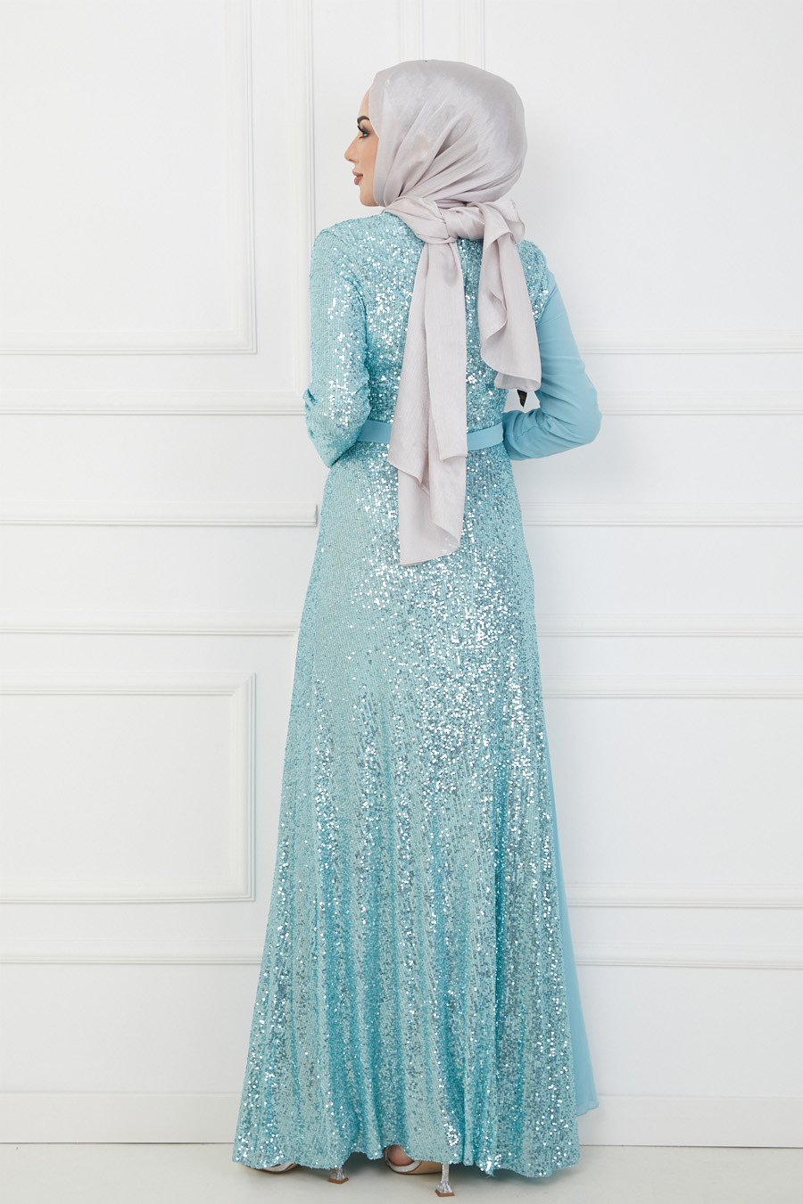 MINT EVENING DRESS   MINT EVENING DRESS