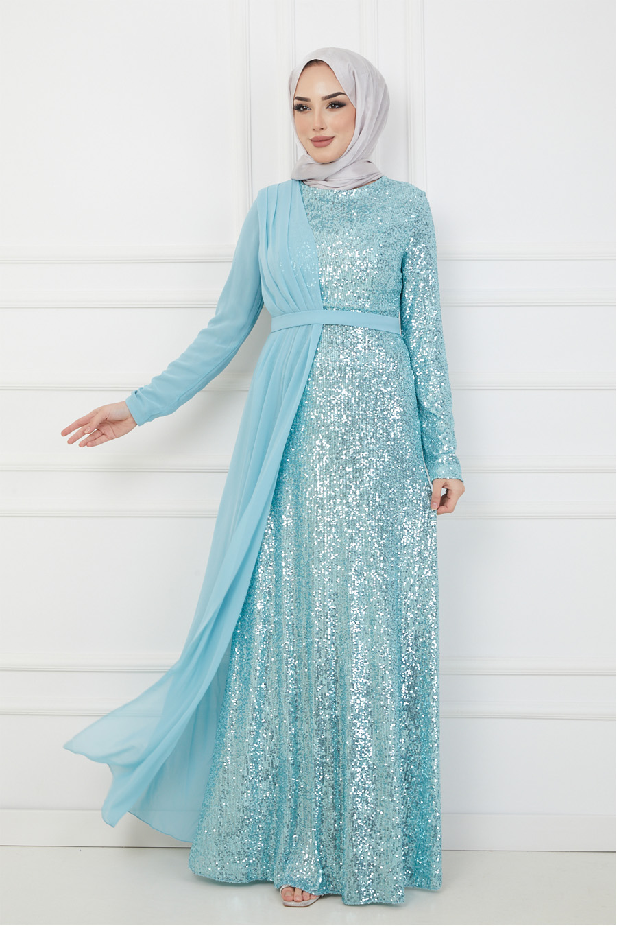 MINT EVENING DRESS   MINT EVENING DRESS