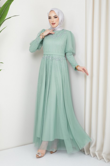 MINT EVENING DRESS  