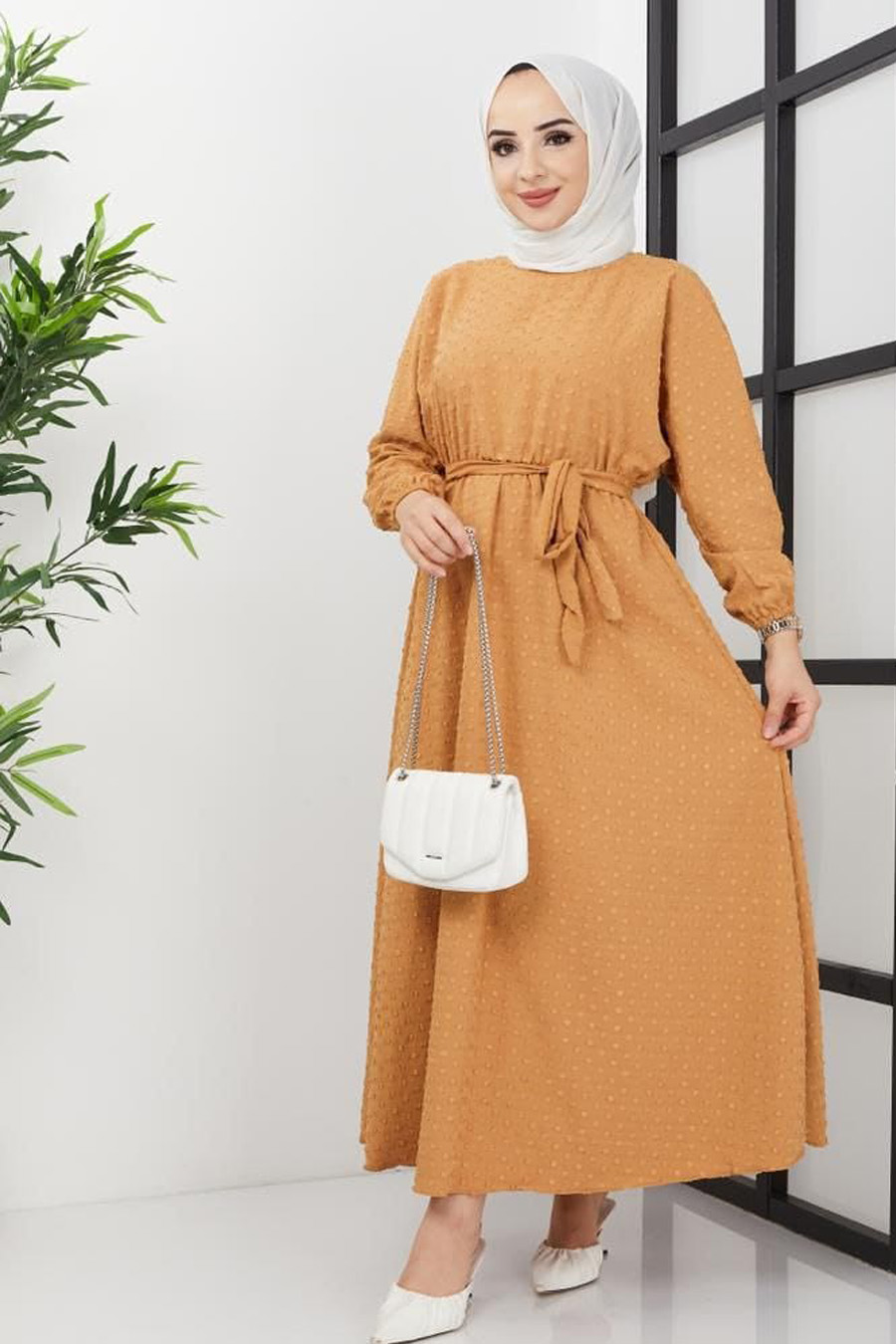 MUSTARD DRESS