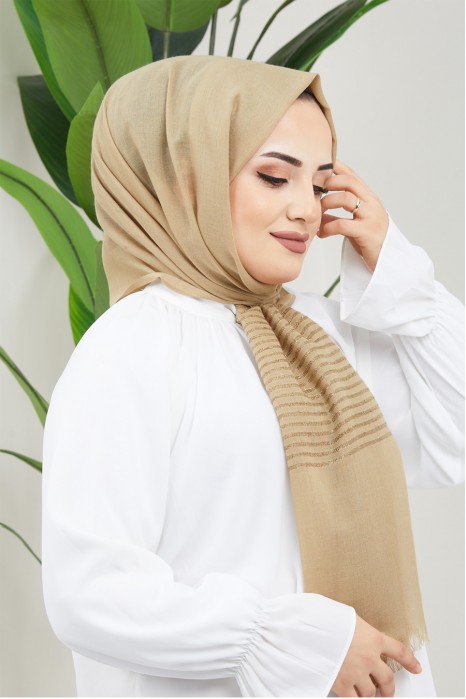 DARK GOLD   -  SHAWL