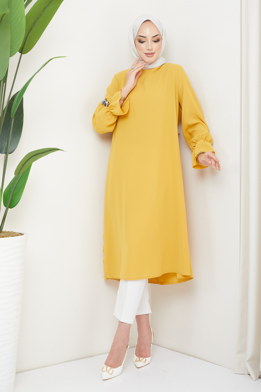TUNIC - MUSTARD TUNIC - MUSTARD