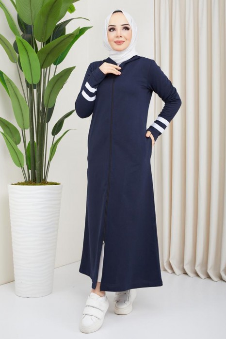 ABAYA - NAVY BLUE