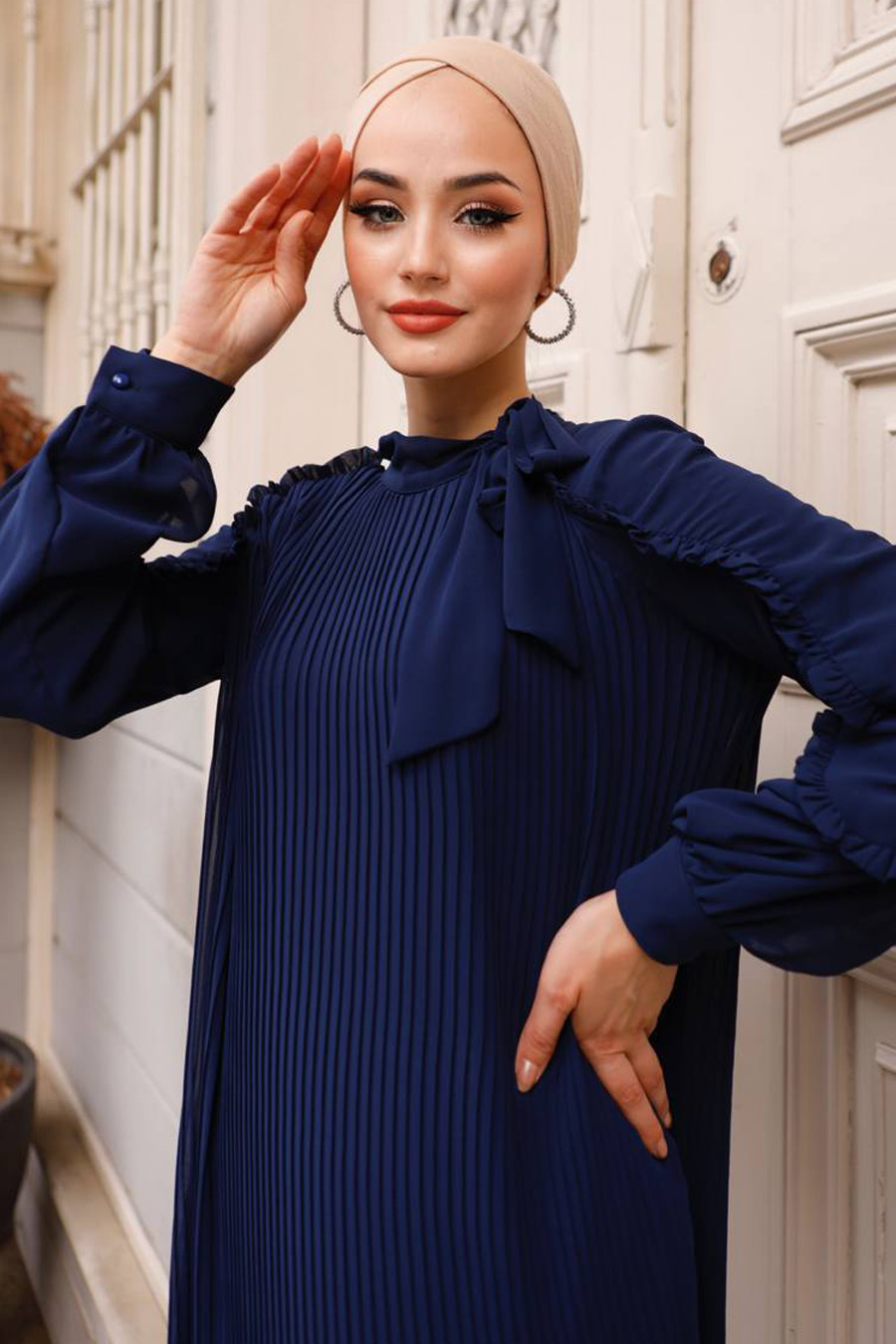 NAVY BLUE     -  DRESS