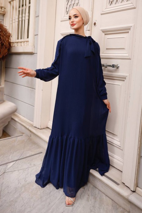 NAVY BLUE     -  DRESS