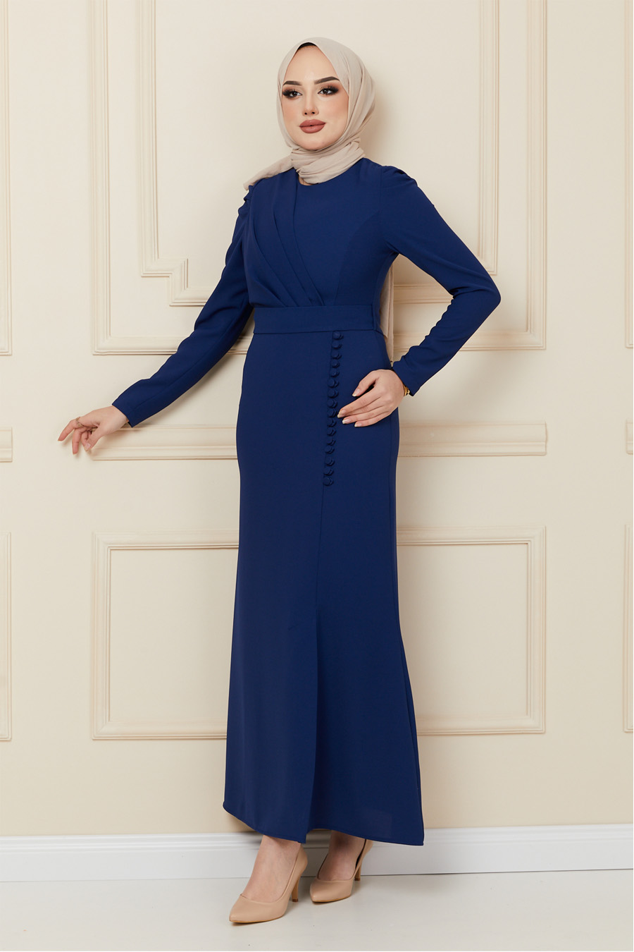 NAVY BLUE -  DRESS