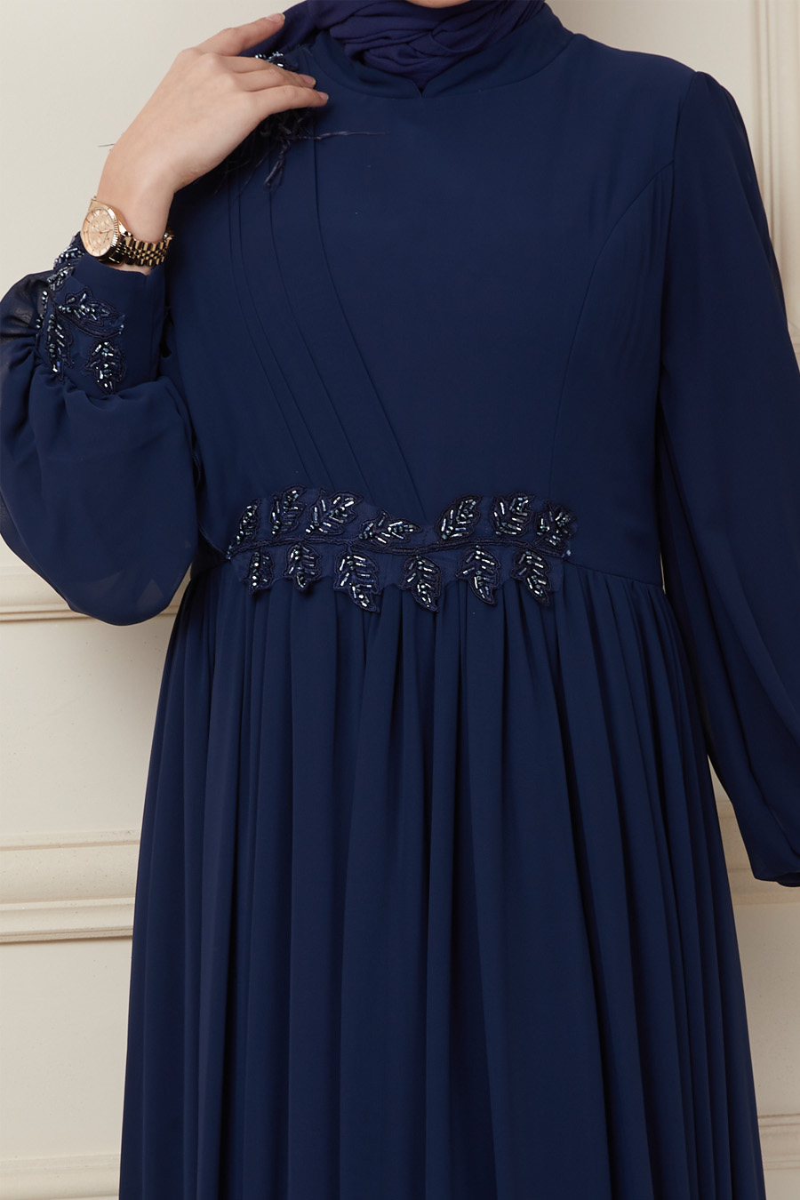 NAVY BLUE EVENING DRESS   NAVY BLUE EVENING DRESS