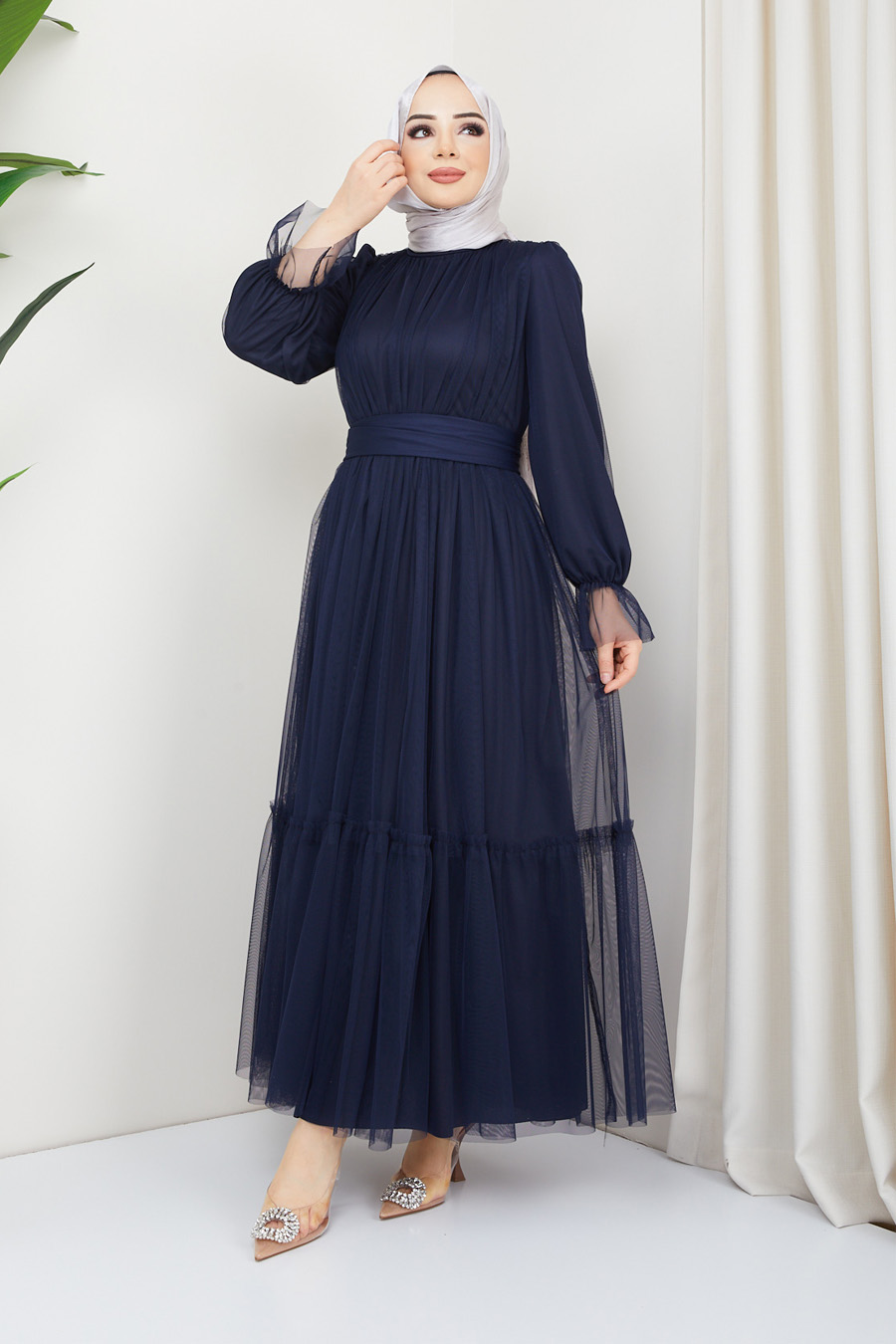 NAVY BLUE EVENING DRESS   NAVY BLUE EVENING DRESS