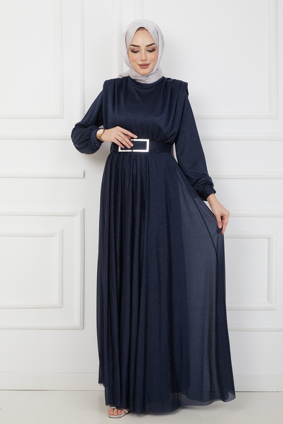 NAVY BLUE EVENING DRESS   NAVY BLUE EVENING DRESS