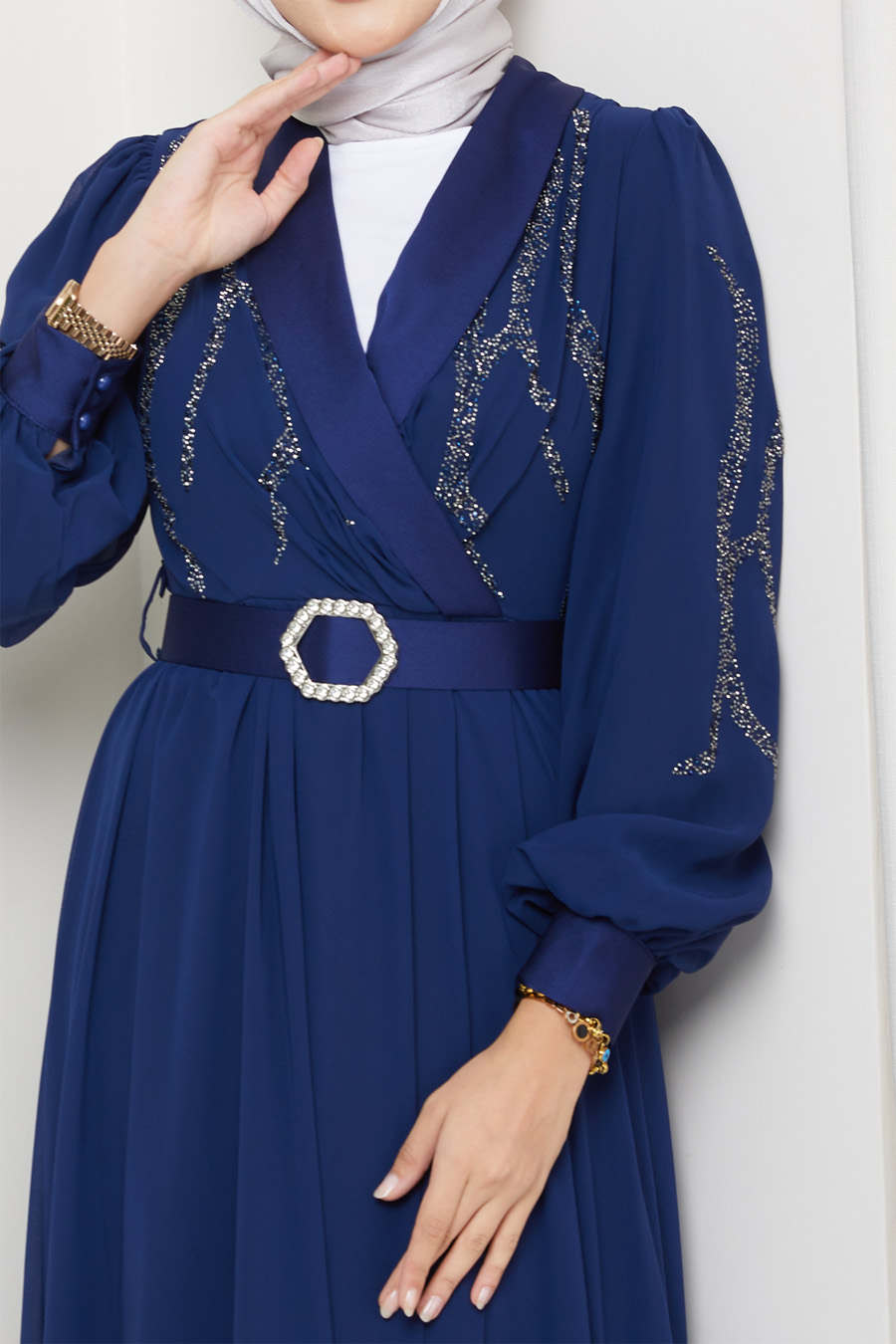 NAVY BLUE   EVENING DRESS   NAVY BLUE   EVENING DRESS