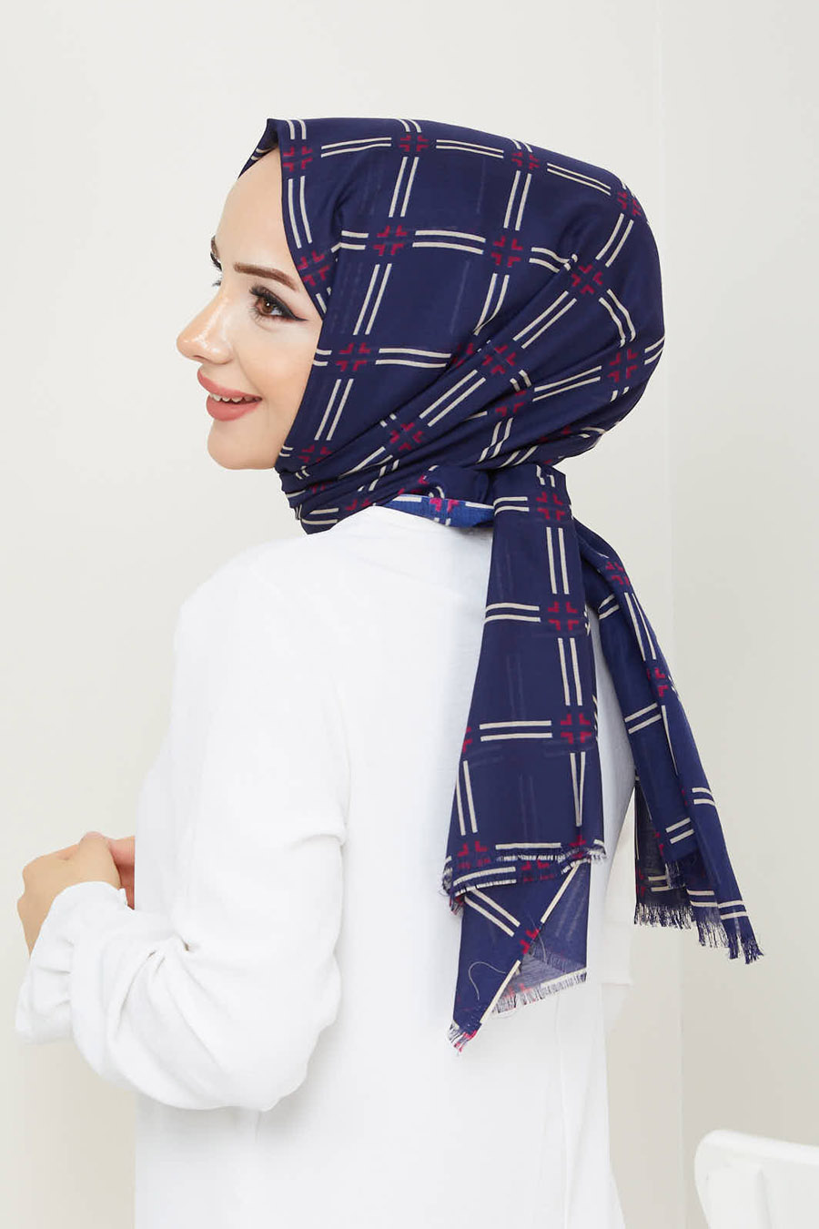 NAVY BLUE - SHAWL