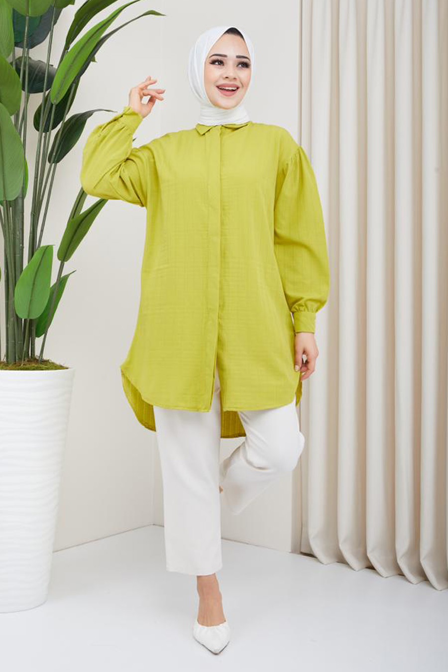  TUNIC - OIL GREEN
