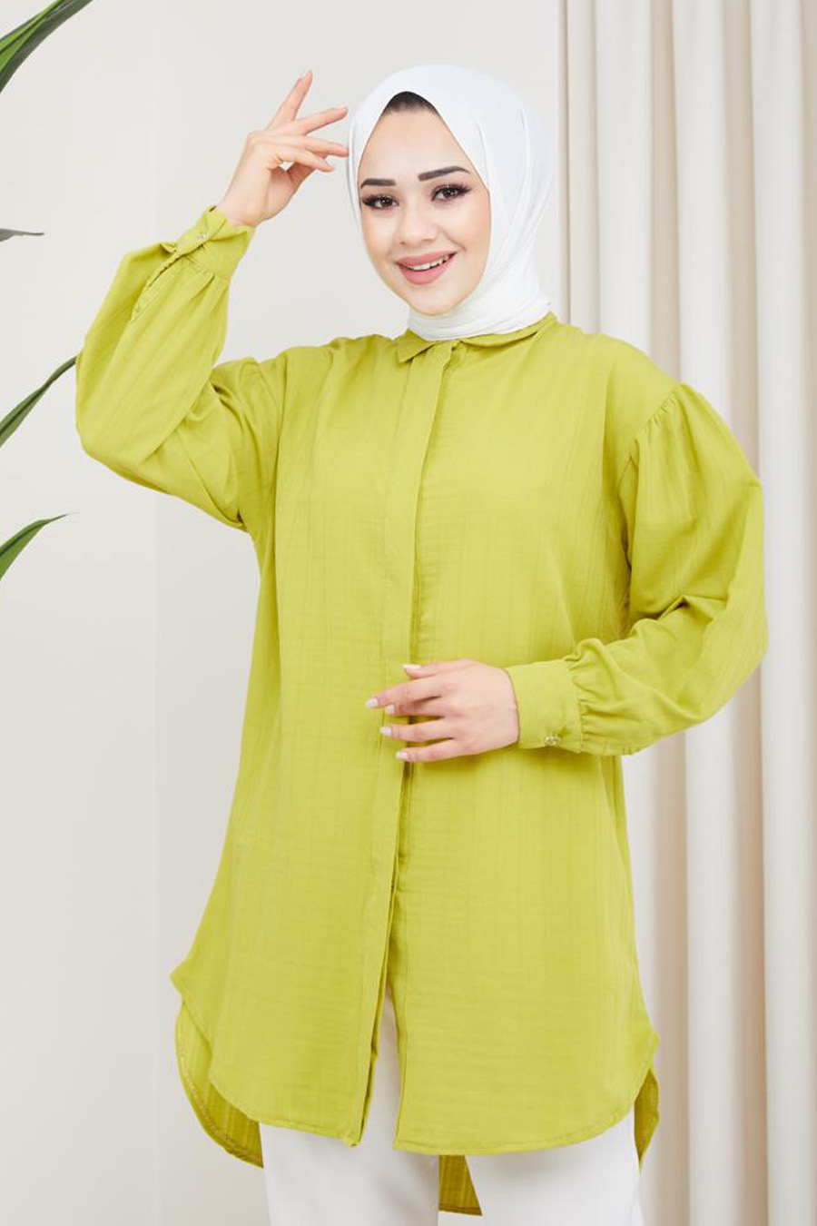  TUNIC - OIL GREEN